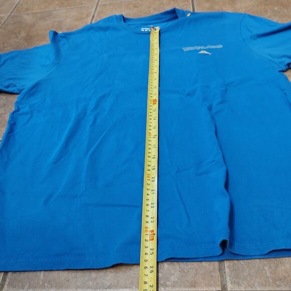 Tommy Bahama Relax Shirt Men's XXL Blue Island Riders Motorcycle Graphic Print - Picture 7 of 11
